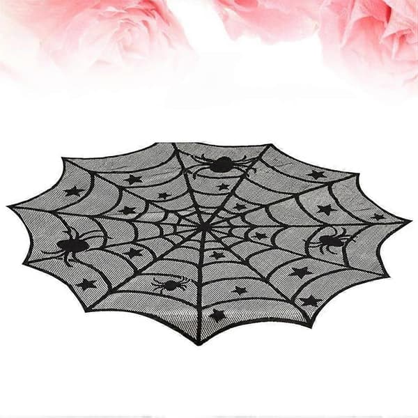 Spets spindelnät duk för Halloweenfest med 1 stycke