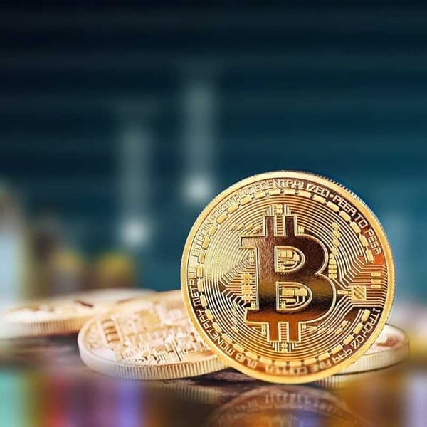 Bitcoin samlermynt gull