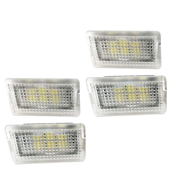 Tesla Model 3/Y/S/X Ultra Bright LED interiørbelysningssett - Bagasjeromslys, Dørlys (4 stk/sett) - 6000k Hvit White