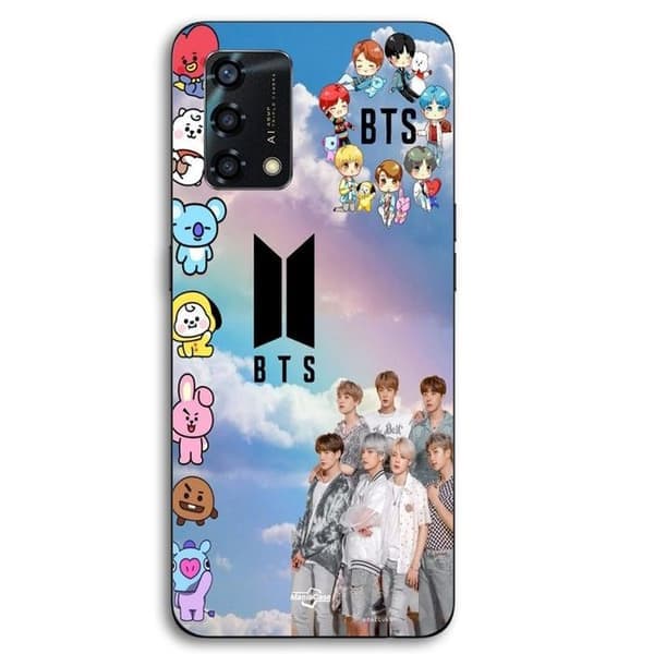 Kotelo Oppo A95 Kpop BTS 2024 2025 Maniacase Musta