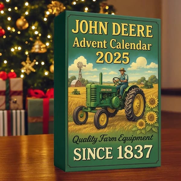 【14 år】24-dagers *John Deere Julekalender 2025 Traktor Blindboks, Julegave