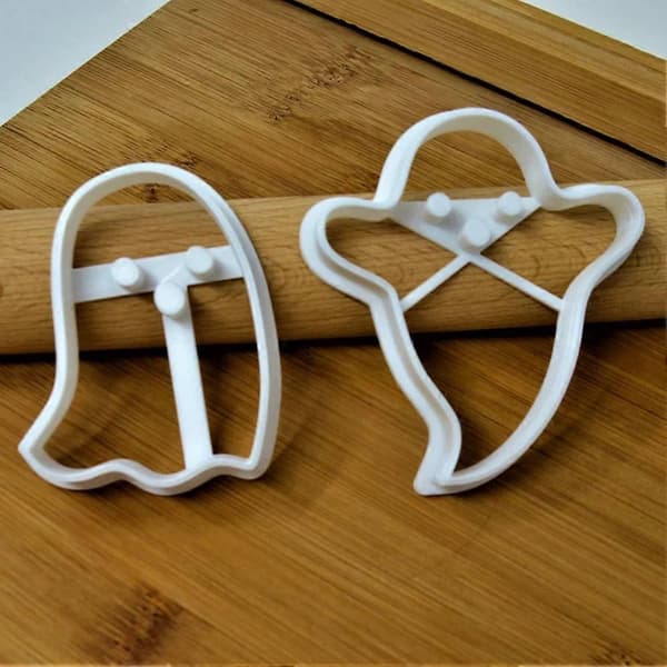 Spøgelser Former Halloween Cookie Cutters Sæt Køkken Tilbehør Cookie Bageform Plast DIY Spøgelses Cookie Cutters