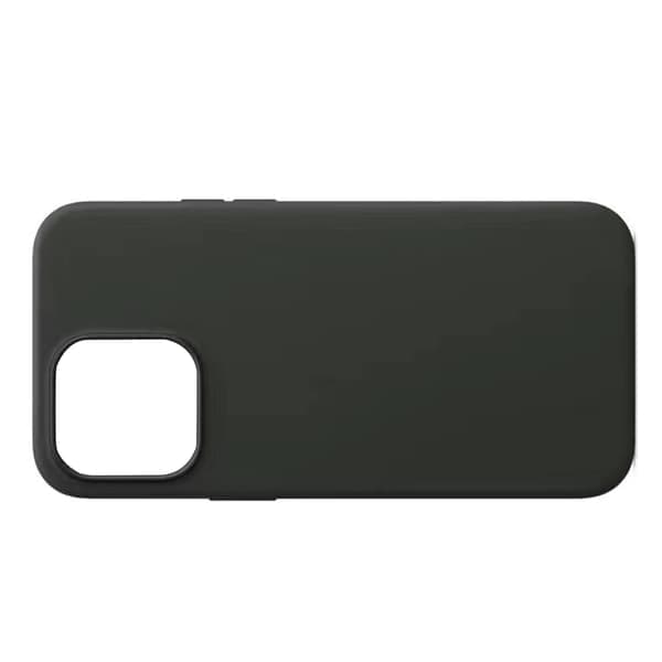 Magnetisk støtsikkert silikonbeskyttelsesdeksel til iPhone 12 Svart