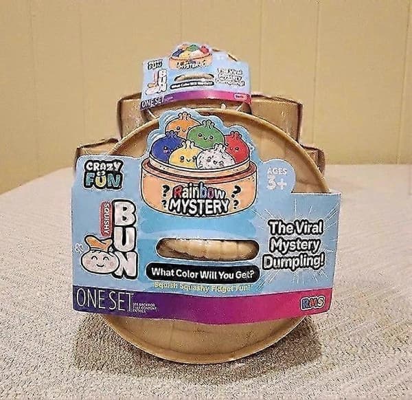 Salg Crazy Funny Rainbow Mystery Squishy Bun Mystery Dumpling Toy