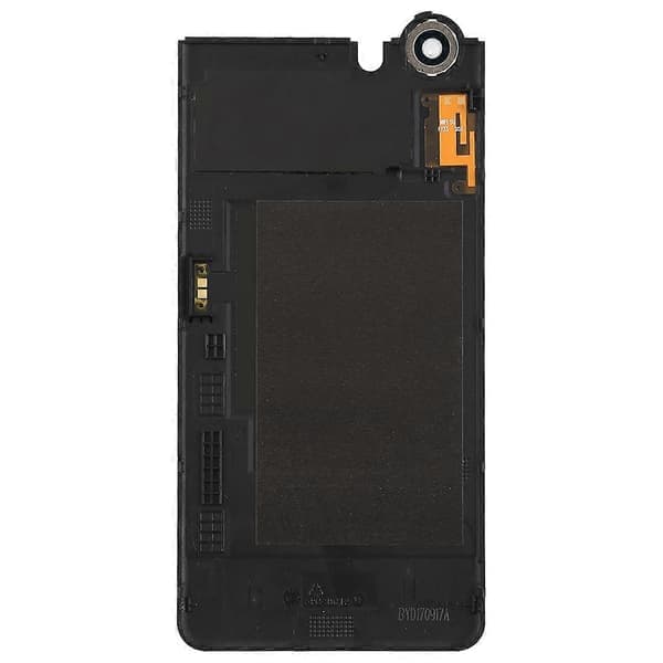 Bagcover med kameralinse til Blackberry Keyone (Sort) Sort