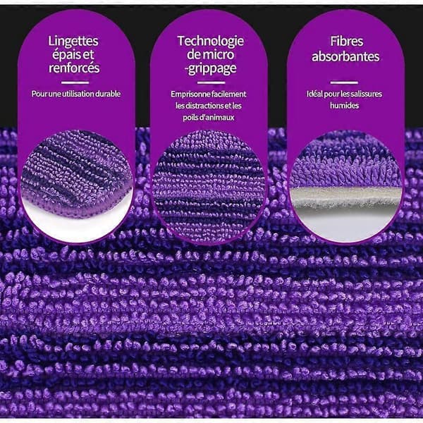 Erstatning gjenbrukbare vaskbare mikrofiber moppekluter for Swiffer WetJet Spraymopper