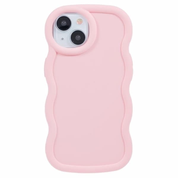 iPhone 13 Puhelinkotelo Aaltoileva Vaaleanpunainen