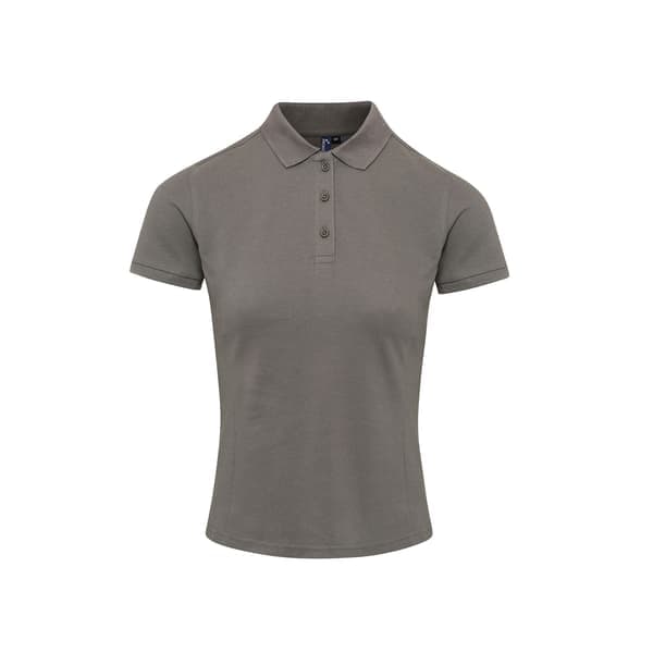 Premier Dam/Dam Coolchecker Plus Pikétröja Med CoolPlus Mörkgrå M Dark Grey M