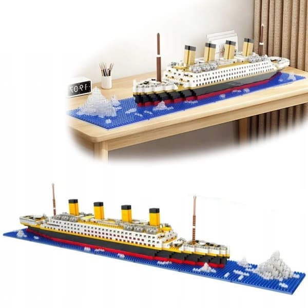 Titanic Skibsbyggesæt 1860 Dele Stor Model 14+