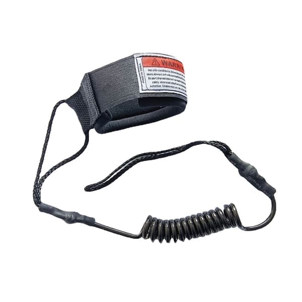 Stand-Up Paddle Board Surfbræt Wrap Leash SUP Leash Håndreb Håndledsrem med justerbare ankelmanchetter til Paddleboard Sort Black