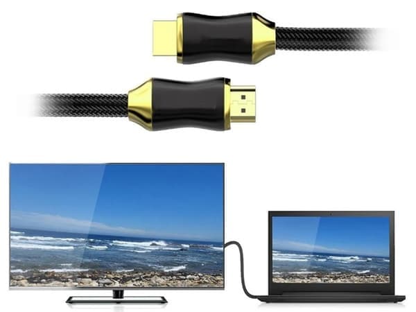 3m HDMI 2.1 -kaapeli - Ultra HD 8K - Kullattu