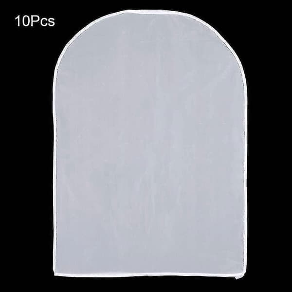 Klädskydd - 10 st Hushåll Transparent Hängande Kläder Plagg Kostym Present