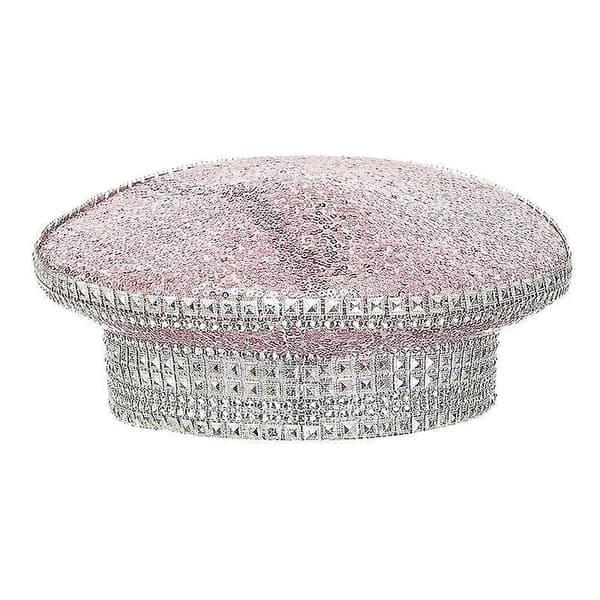 Ny bryllupshat til bruden pink pink