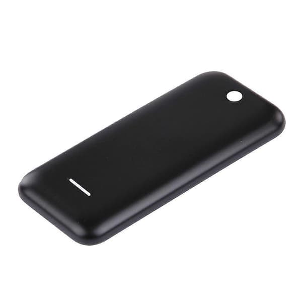 Ensfarget plast batterideksel til Nokia 225 Svart Black