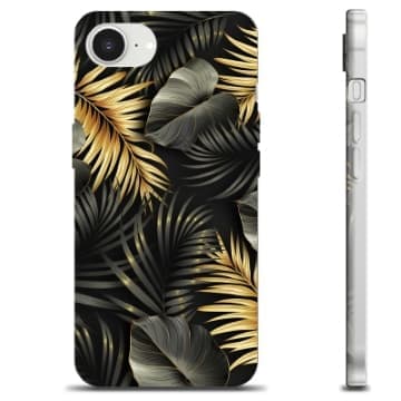 iPhone 16e TPU Cover - Gyldne Blade Gennemsigtig