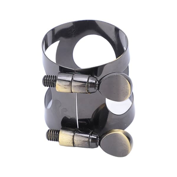 Saksofonligatur Munnstykke Brakett Saksofon Metallklips Musikkinstrument Tilbehør Tenor Antikk Bronse