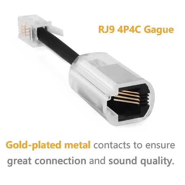 Telefonlurssladdset - Avtagbar och trasselfri (2-pack)