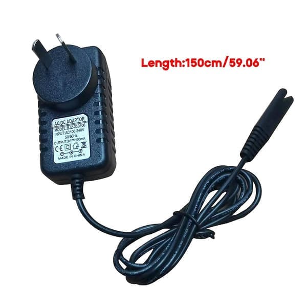 3V lader for Waterpik WP360 WP360W WP462 WP462W WP450 WP450W WP450EC WP462EC {db} Svart EU