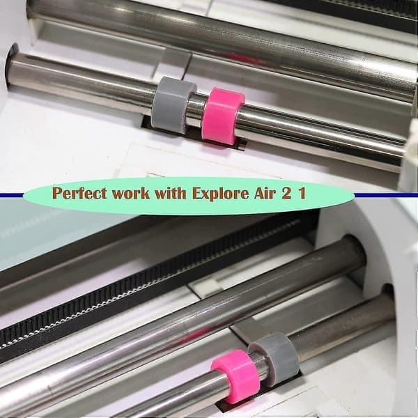 Erstatningsruller i gummi kompatible med Cricut Maker 3 Maker og Explore Air 2 1-serien [12-pakning]
