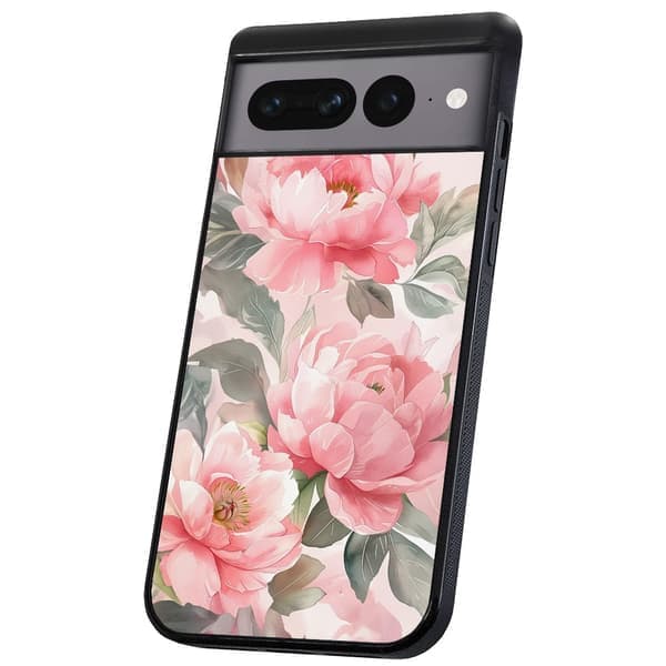 Google Pixel 7 Pro - Cover/Mobilcover Blomster