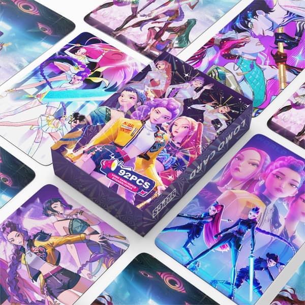 Varme Nye 92 K-POP Demon Hunter Anime Fotokort