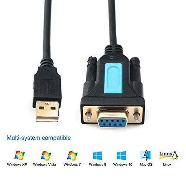 USB til RS232-adapter med PL2303-chip USB2.0 han til RS232 hun-kabel til OS til Linux/Windows XP