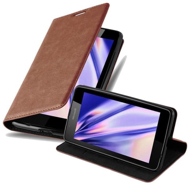 Etui til Nokia Lumia 540 Cover i MARRONE CAPPUCINO brun