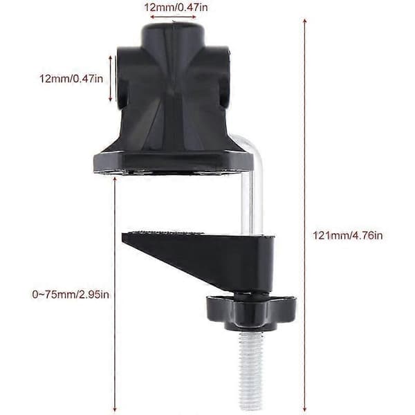 Universal bordstander klemme, legeringserstatningsholder til mikrofonstativ/bordlampe