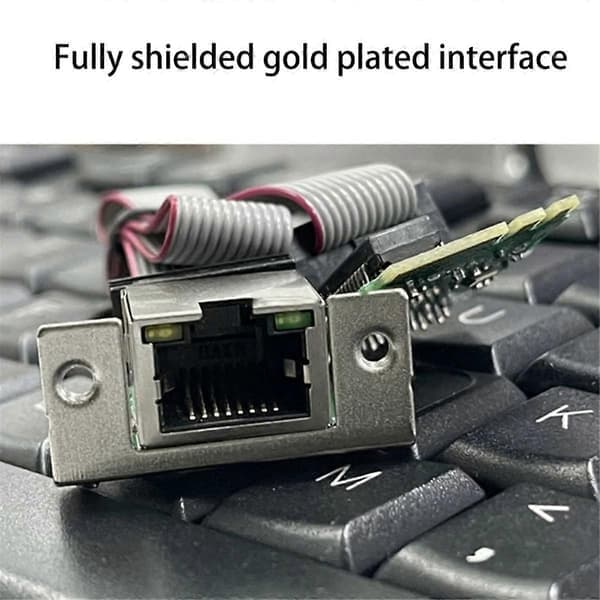 M.2 A-Key og E-Key adapterkort til enkelt RJ45-port 10/100/1000 Mbps