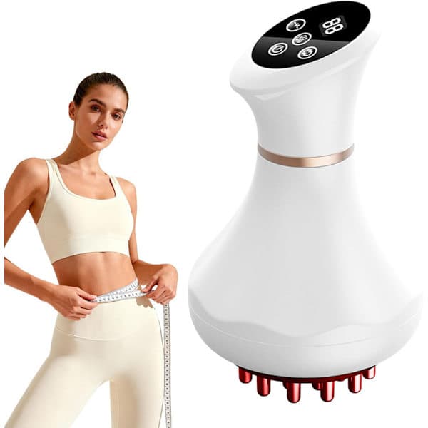 Lymfedrænage massager – Dyb massage til krop & cellulite hvid
