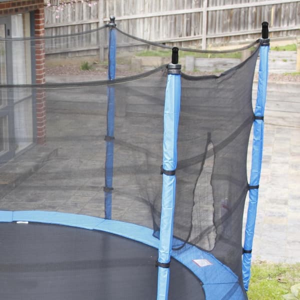 8 st svarta plastskydd för trampolinstolpar, trampolinsäkerhetsskydd
