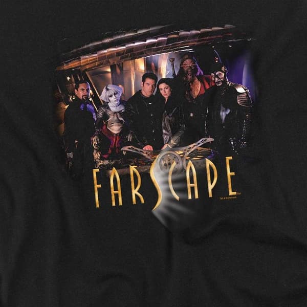 Farscape Unisex Voksen Cast Langærmet T-Shirt M Sort Sort M M