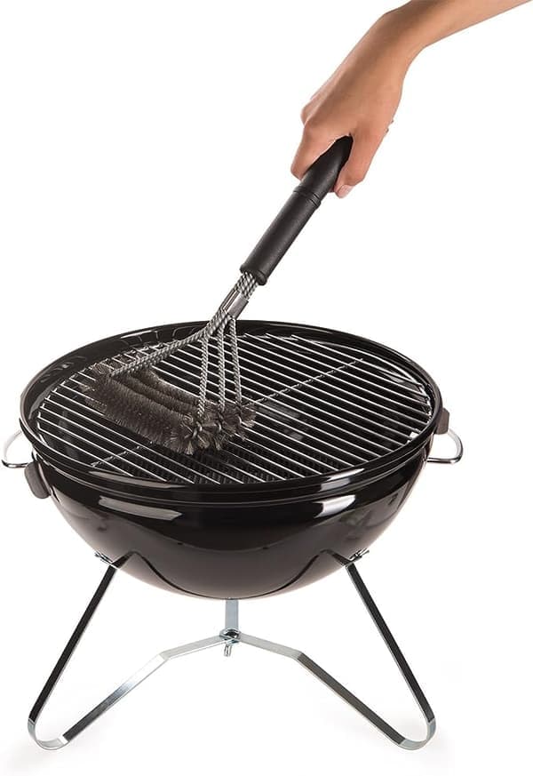 Grillbørste - Rengjøring av grill - Grilltilbehør - Elektrisk, gass, kull - Rustfritt stål