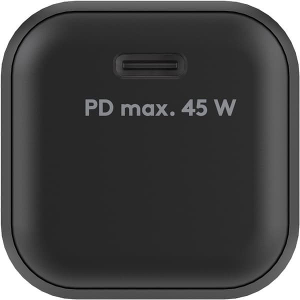 USB-C™ PD GaN hurtiglader Nano (45W) svart