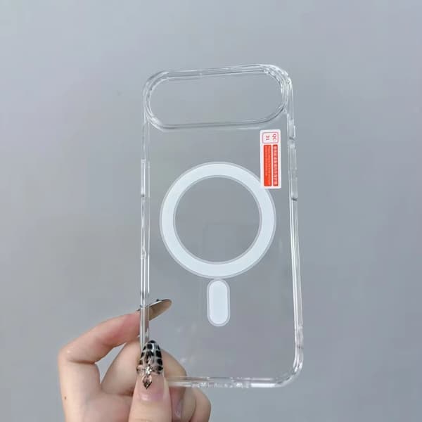 iPhone 17 Pro Max MagSafe-deksel, Transparent – Slank og støtsikker beskyttelse iPhone 17 Pro MAX iPhone 17 Pro MAX iPhone 17 Pro MAX