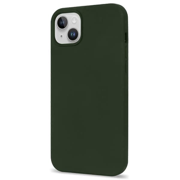 För iPhone 14 Solid Silikonfodral Mjukt Fiberfoder Anti-Rep Stötsäkert Bakstycke Flerfärgad Stil C Style C
