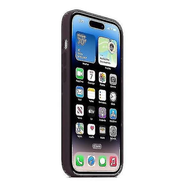 Silikondeksel til iPhone 14 Pro - ya01 (FMY) Elderberry Elderberry