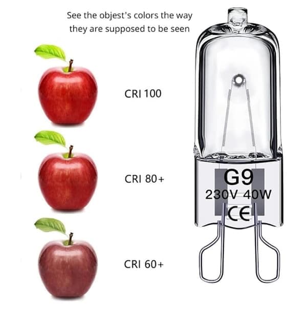 G9 Halogenlampor 40W, 230V, 10-pack 40W 40W 40W