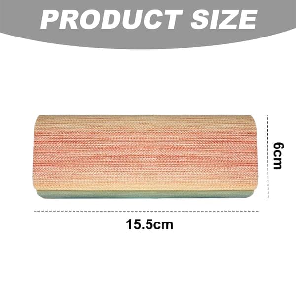 Hårdt etui til briller Solbrilleetui Letvægts Bærbart Etui til Kvinder, Mænd, Ydre Mål 17*7*3cm, Orange