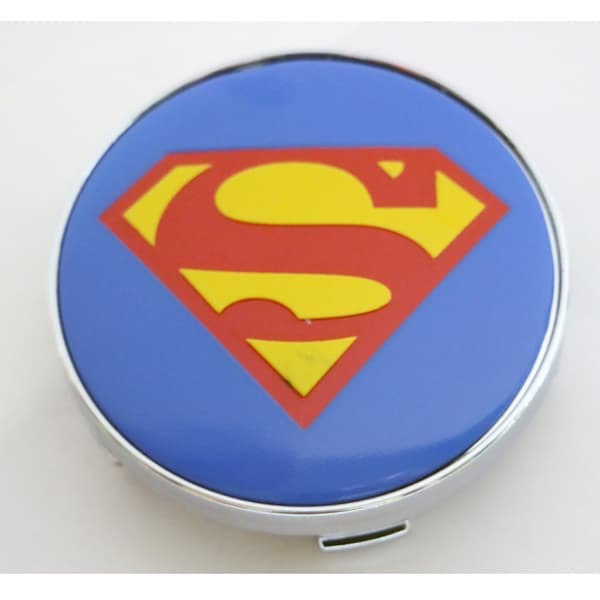 Superman senterkopper til felger 60mm passer 57mm hull 4-pakning Superman