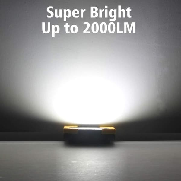 2 kpl 30W 2000LM ladattava LED-työvalo 5200mAh 3 tilaa USB