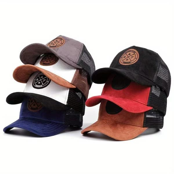 1 stk, baseballcaps for menn med halv netting, pustende snapback-caps for sommeren