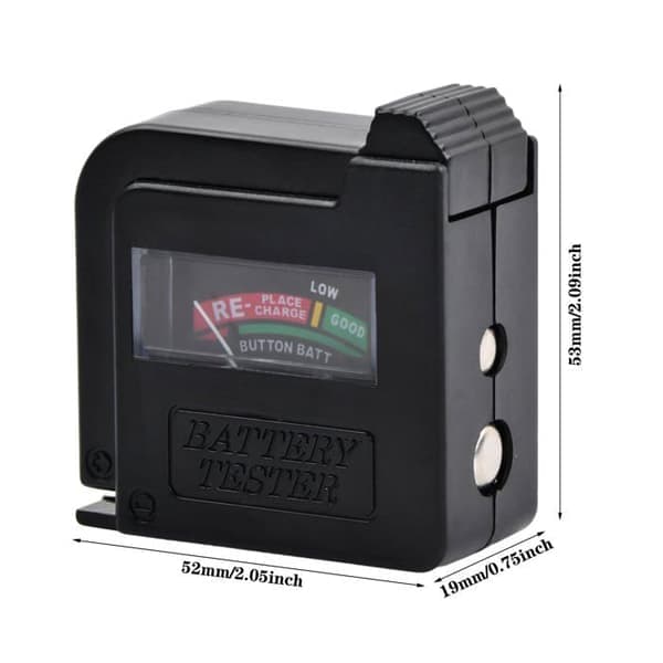 BT860 digitaalinen paristotesteri - universaali AA/AAA/C/D 1,5V/9V (virtalähde ei sisälly)