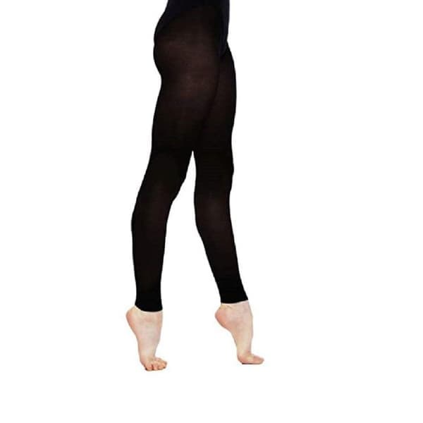 Silky Piger Dans Fodløse Ballet Strømpebukser (1 Par) 3-5 År Sort 3-5 År Black 3-5 Years