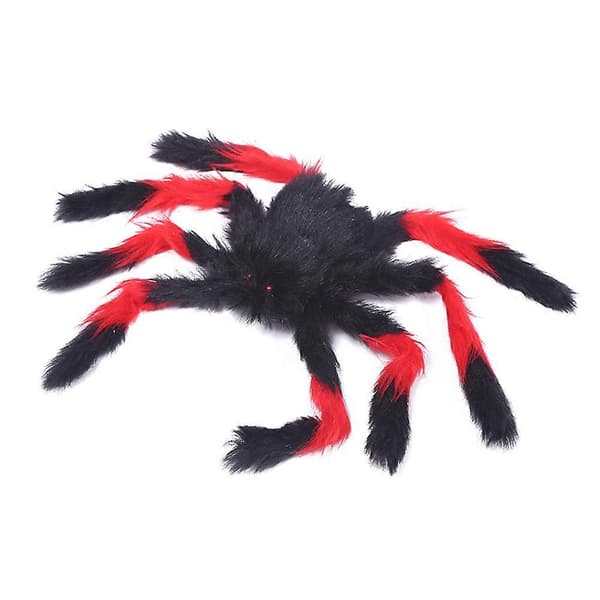 Udstoppede dyr edderkop plyslegetøj til leg 1 stk Halloween dekorationer Multi