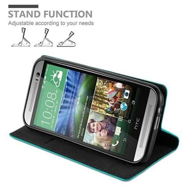 Etui til HTC ONE M8 i TURKIS PETROLEUMSBLÅ