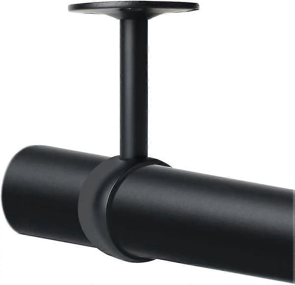 Gardinstångsfäste Garderobsstångsfäste med skruvar Gardin- och garderobstakfäste, 32 mm diameter, 2 stycken