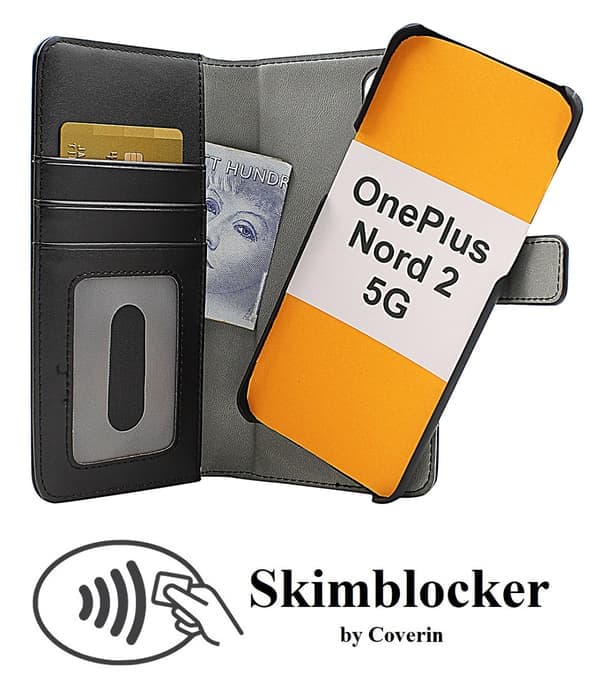 Skimblocker Magnetfodral OnePlus Nord 2 5G Hotpink