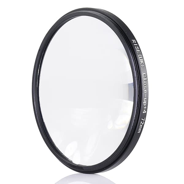 72 mm +4 nærbilde / makro / nærbilde filtre Svart