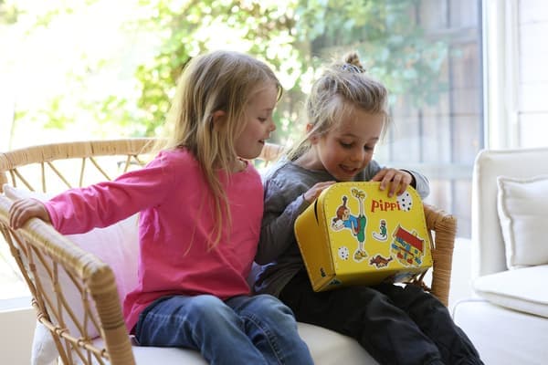 Pippi Lekekoffert 25 Cm Gul